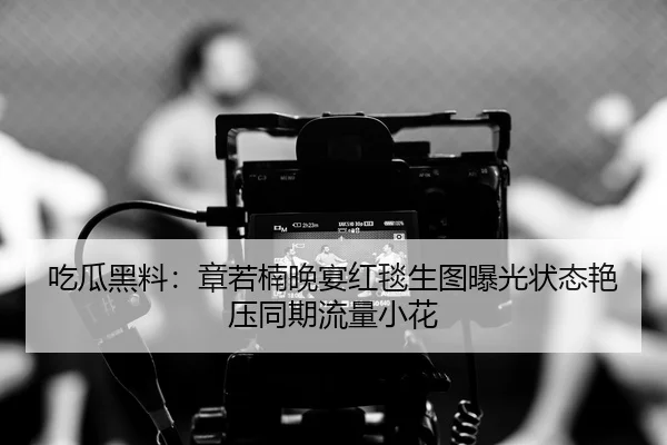吃瓜黑料：章若楠晚宴红毯生图曝光状态艳压同期流量小花